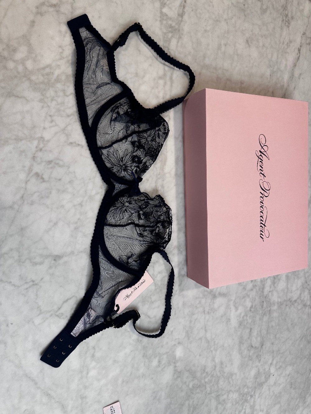 Agent Provocateur Jayce bra Navy size UK 32E New with tags